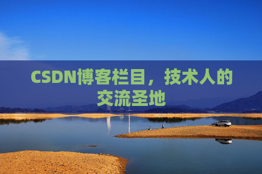 CSDN博客栏目，技术人的交流圣地